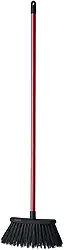 Vassoura com Cabo 1,20m Cerdas Médias Firmes – Alta Resistência, Varre Fácil e Rápido, Ideal para Pisos Frios, Cerâmicos e Áreas Externas – Limpeza Eficiente e Duradoura