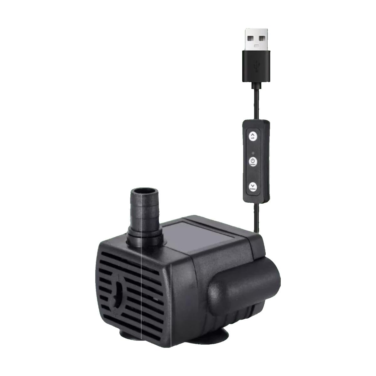 Bomba de agua pequeña USB 5V sumergible para tanque de tortugas y fuentes de acuario