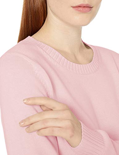 Image of Amazon Essentials Women's Lightweight Soft Crewneck Sweater, 100% Cotton, Plus