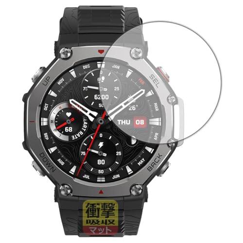 PDA�H�[ Amazfit T-Rex 3 �Ή� �Ռ��z��[���˒ጸ] �ی� �t�B���� �ϏՌ� ���{��