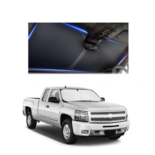 300T Thickened Sunshade for Car Windshield,Windshield Sun Shade for Blocking 99% Sunlight...
