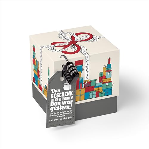 SURPRISA Geschenkbox Rätselbox Geldgeschenke Verpackung Geburtstagsgeschenk für Frauen Geschenkrätsel