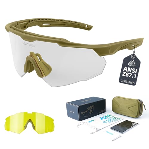 Image of Shooting Glasses Anti Fog with High Definition Lenses, ANSI Z87+ Certified Tactical Safety Glasses for Men Women