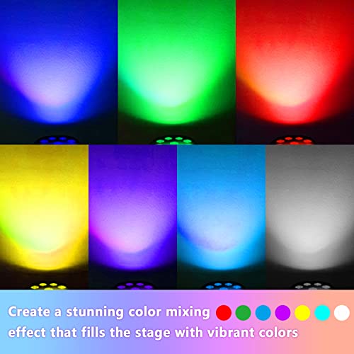 4Pcs Stage Lights 18X10W Led Par Lights, Holdlamp 4 In 1 Rgbw Led Stage Effect Light Mixing And Rainbow Effect By Dmx 512 And Sound Activated Control Stage Uplight For Stage, Wedding, Ktv, Party #TOP2