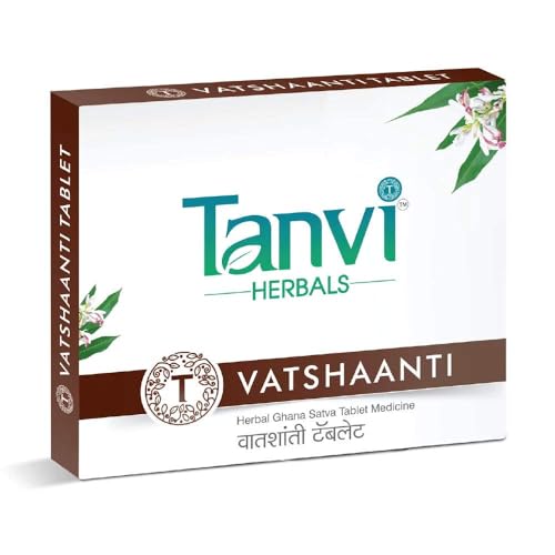Image of Vatshaanti Tablet | Herbal Supplement For Body Pain and Gas | Completely natural | Safe and effective | GMP Certified | 90 Tabs (Pack of 3)