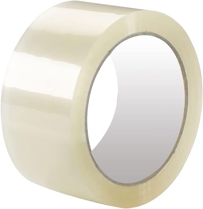 Hi-Care [Pack of 6 Rolls] Clear Packing Tape – (65 Yards X 48 MM) Shipping Tape, Heavy Duty Transparent Packaging Tape Roll for Moving, Office, Carton Sealing & Storage