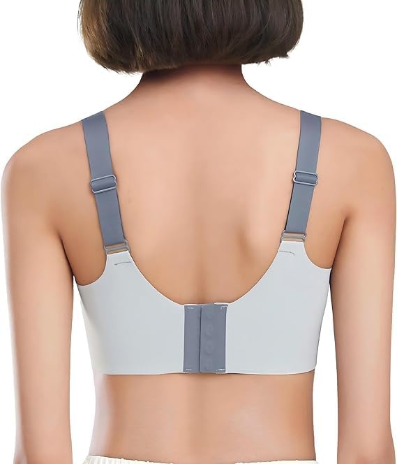 Image of Brachy Women Plus Size Padded Light Support Wireless Bra, Seamless Soft Bralette, for Sleep, Yoga and Everyday Sports Bra M-3XL
