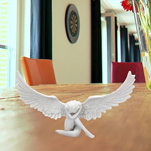 Figura de Ángel Pequeña de Resina para Decoración miniatura 7