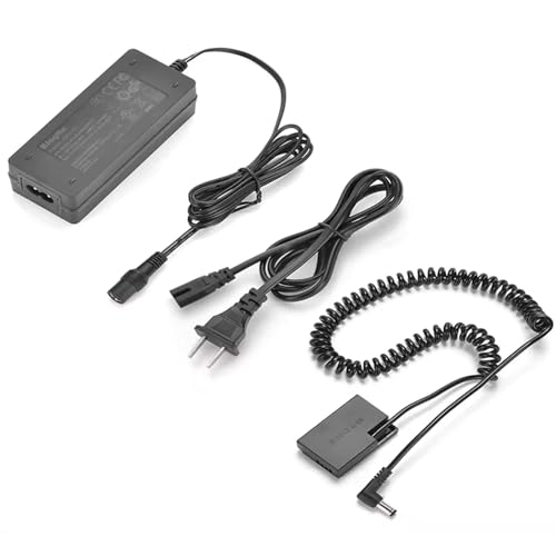 Image of SSK LP-E17 Dummy Battery with 8.4V 3A AC Power Supply Adapter DC Coupler Kit Compatible with Canon EOS RP /M3 /M5 /850D /200D