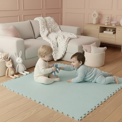 Miniatura 3 de Littletom 9 Piezas Alfombra Bebé Desde El Primer Mes - 30x30 Cm Colchoneta De Espuma Eva Acolchada - Superficie Puzzle Antideslizante Para Niños Pequeños - Suelo Protector Para La Habitación Infantil