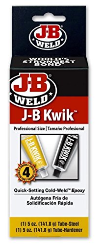 j-b Weld kwikweld Schnelle Einstellung mit Stahl verstärkt EPOXY – 2 oz, 4-Pack, dunkelgrau, 4