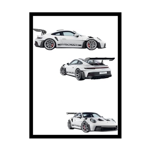 Image of BLINKART McLaren Senna CarFramed Posters Gift Items Boys Room Wall Decoration Bedroom Office Studio Synthetic Wood Frame & Acrylic Glass Ready to Hang - 18x12 Inch, (A4 Size) - CAR-220