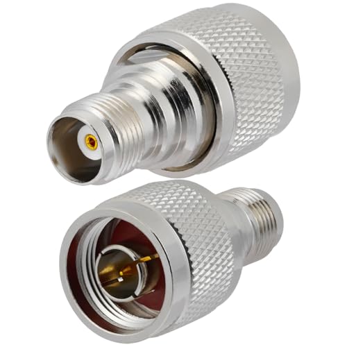 Adaptador coaxial RF N macho a TNC hembra 50 ohm x2 miniatura 3