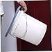Camping Bucket Toilet Seat with Lid, 250kg Load, Waterproof PVC Toilet Cover for Hiking, Travel, Indoor & Outdoor Use