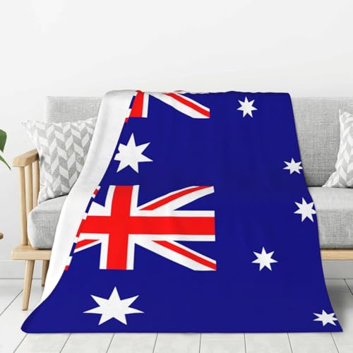 Couverture drapeau australien en flanelle chaude et plaid canapé camping - 2