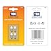 TBE LIGHTING Replacement 18V Xenon Flashlight Bulbs, Pack of 4 Energy Flashlight Bulbs Compatible with 18 Volt ONE+ Cordless Work Lights/Porter Cable PC180FL PCL180L and 18v Flashlights