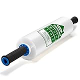 Ealyder Tape Stretchfolie Transparent mit Griffen, 38.1 cm x 304.5 m, Schrumpffolie, Umzug, Lieferanten, 80 Gauge, Kunststofffolie für Palettenverpackung, Versand und Oberflächenschutz