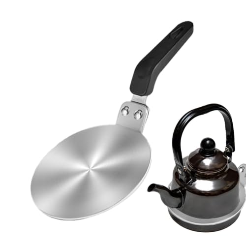 Difusor de calor para estufa con mango extraíble de acero inoxidable para cocina 7
