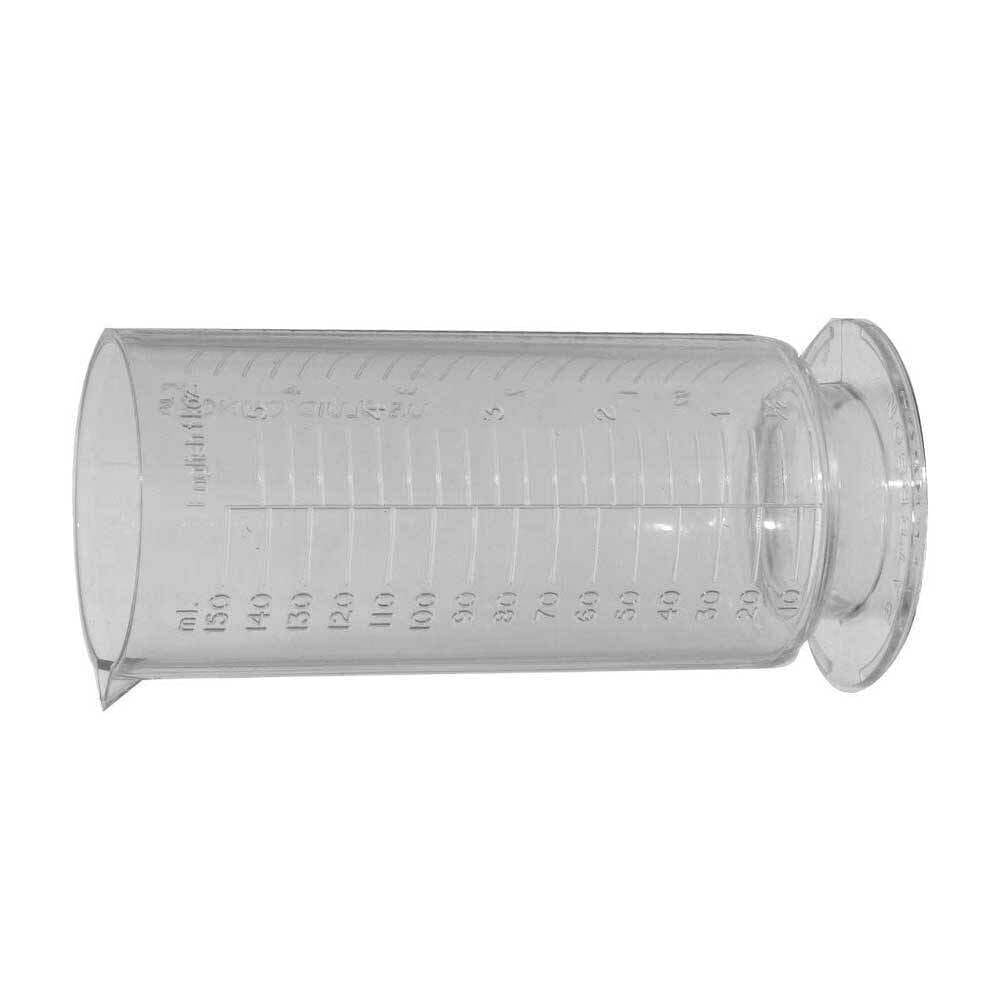 transparenter Messzylinder mit Skala, 150-ml-Messgraduierung for Dunkelkammer und Labor mit metrischen imperialen US-Skalen