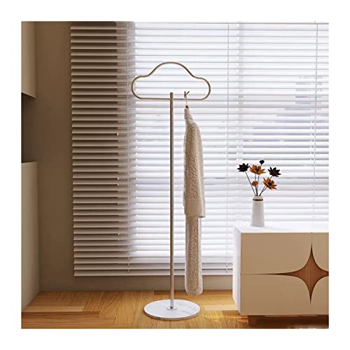 Perchero de pie para ropa de dormitorio y colgador vertical de suelo negro 5
