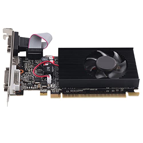 Image of GT 610 1G Ultra-Fast Graphics Card 1GB 64Bit DDR3 810 /500MHz PCI-E 1.1 X16 Desktop Small Chassis PC Gaming Graphics Card