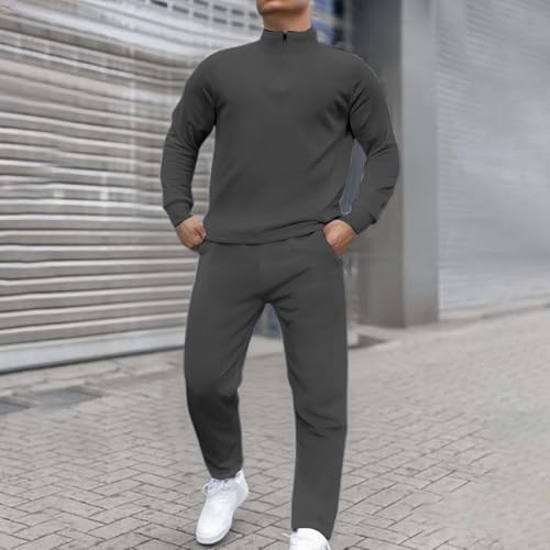 Ensemble pour hommes costume formel tenue de mariage gris grande taille