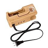Wood Apple Watch Charging Stand，HBlife 3 USB Port 3.0 Hub Bamboo Charging Dock Station for 38mm and 42mm iWatch & iPhone X 8 6 6 plus 5S 5 7 7 plus and Most Smartphone