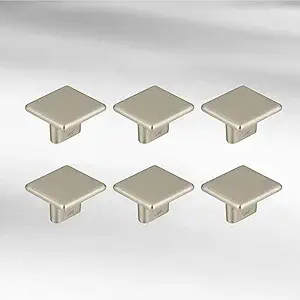 LAPO Exclusive Cabinet Knobs, Drawer Pulls, Knobs For Dresser Drawers, Drawer Knobs Handle, Kitchen Knobs (Matt Finish) Pack Of 6 Pcs, Silver