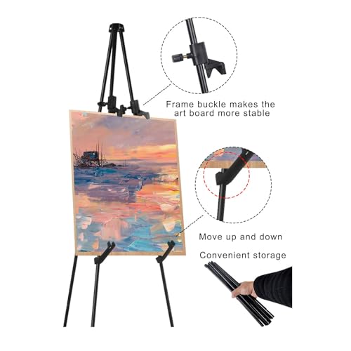Chevalet pliable pour artistes solution de rangement pour petits espaces d'art - 6