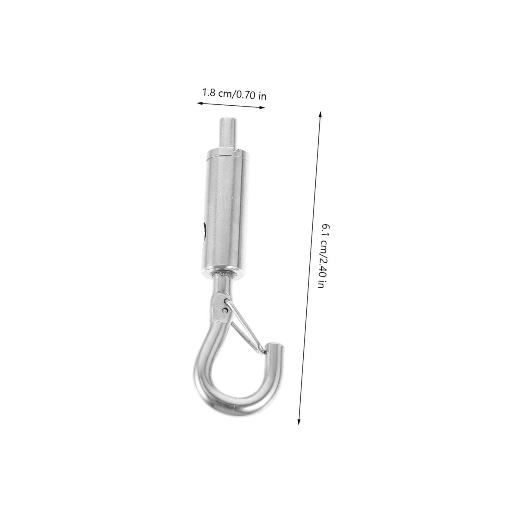 KICHOUSE 20pcs Rope Tensioner Wire Tensioner Turnbuckle Hook Silver Turn Buckle Copper