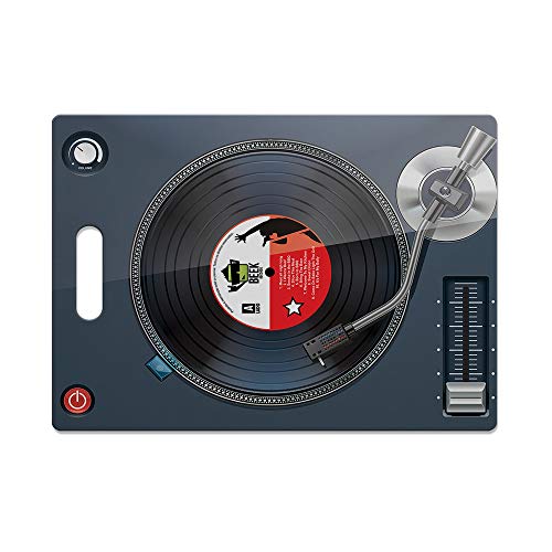 Tábua De Carne De Vidro 35x25cm Dj, Beek Geek's Stuff, Tb-dj, Azul
