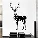 Lamubh Wandtattoos Geweih Elch Jagdtiere Vinyl Aufkleber Vinyl Wohnkultur Wandmalerei DIY 57x88 cm