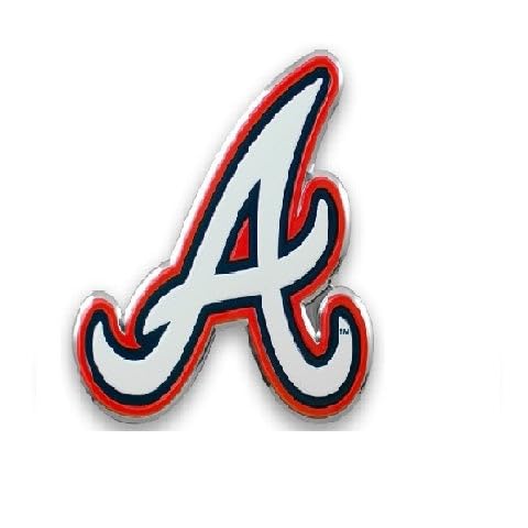 MLB - Atlanta Braves Heavy Duty Aluminum Color Emblem