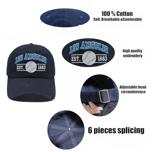 Gorra de béisbol bordada ajustable para hombre y mujer miniatura 5