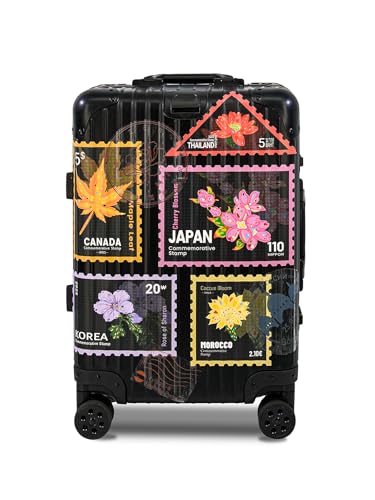 Hoxtosan 33Pcs Travel Stickers for Luggage Vintage Heavy Duty Suitcase