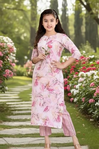 Image of Girls Girls Kurta Set