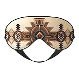 Ajustement réglable : ce masque pour les yeux double face imprimé de peinture amérindienne dispose d'une sangle élastique réglable pour garantir un ajustement sûr et confortable. Vous pouvez librement contrôler le serrage des sangles lorsque vous les portez, de sorte qu'il ne laisse pas de marques en raison d'être trop serré ou de glisser pendant le sommeil en raison de son relâchement, vous permettant de profiter d'un repos sans perturbation.