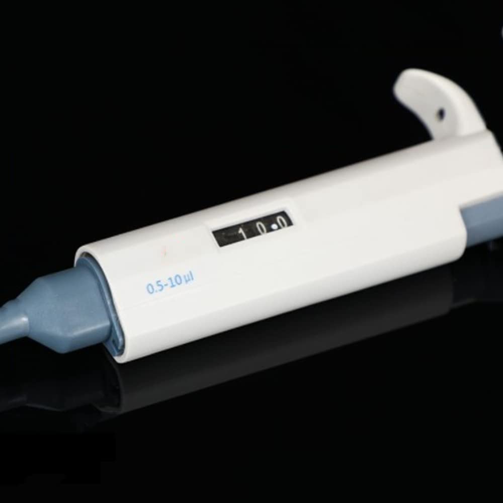 Micro pipetta Puntali universali per pipetta Pipetta scientifica a canale singolo Micro pipetta digitale per liquido da laboratorio regolabile per laboratorio scolastico (2-10 ML)