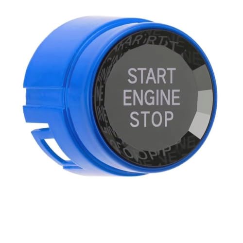 Bouton de démarrage de moteur bleu pour remplacer un commutateur BMW usé