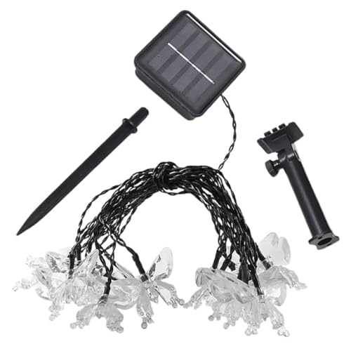 Luces solares decorativas mariposa para jardín 7m 50 LED