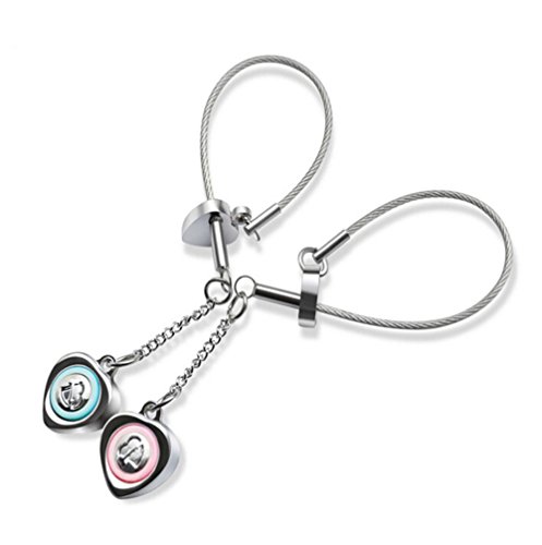 Preisvergleich Produktbild Gudeke Stilvolle Einfachheit Seelenfreund sagen Ich liebe dich Paar Schlüsselbund Schlüsselbund hängen ein Paar Schnalle