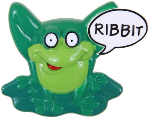 Frog Refrigerature Magnetic Clip That Makes"Ribbit" Sound - Item #IA4L-M92454
