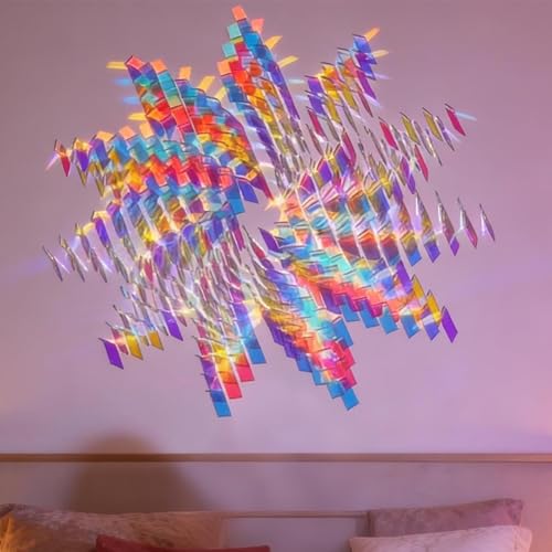 Feuilles brillantes en acrylique premium pour mosaïques et design d'art