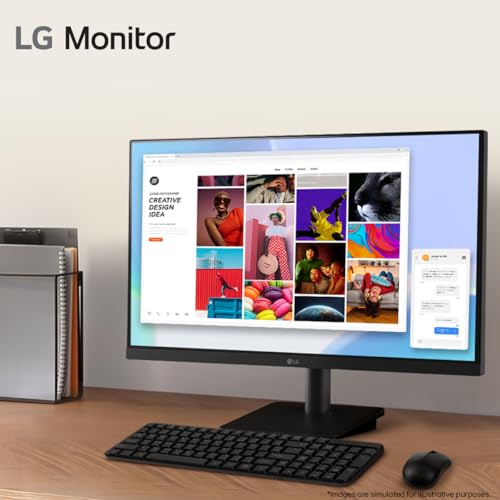 LG Monitor 24MS500 - FHD 1080p IPS 24 inch, 100Hz, 5ms, Office Display, Reader Mode & Flicker Safe, Smart Energy Saving, HDMI, Black - Image 4