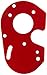 Team Redcat Steering Linkage Plate, Red