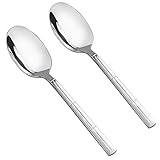 Lesbin Large Serving Spoon, 8-Piece Stainless Steel Buffet Serving Spoons