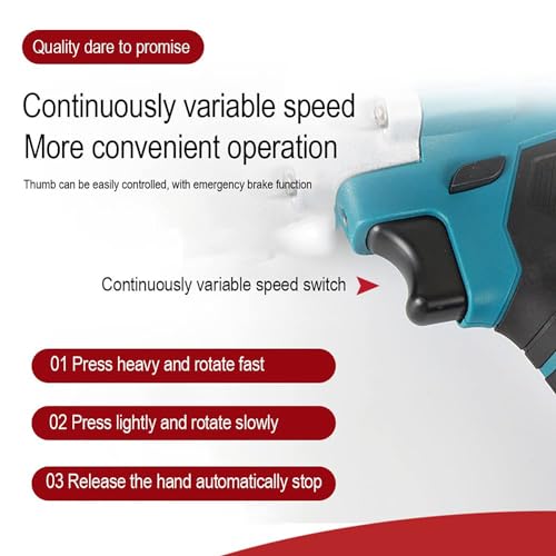 Tesoura elétrica sem fio para metal, prática, cabeça giratória de 360 °, tesoura elétrica, confortáv