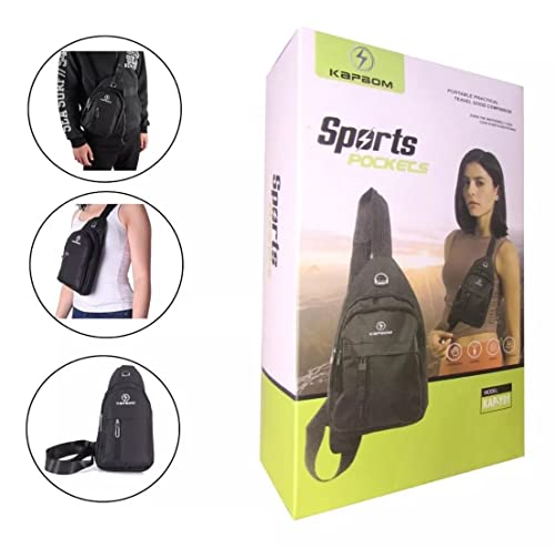 Bolsa Pochete Shoulder Bag Tira Colo Transversal Necessaire Com Entrada Para Fone Masculino e Femini