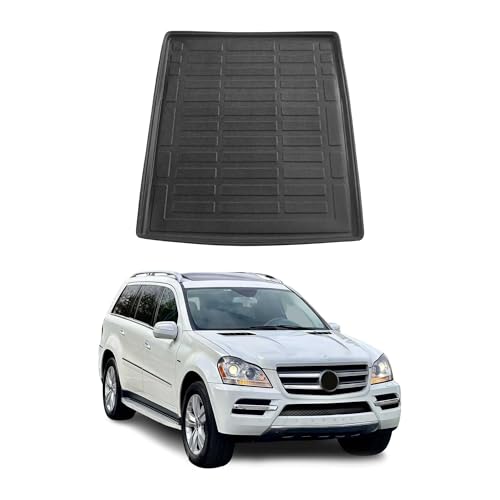 Tapis de coffre Mercedes GL étanche en TPE noir pour stopper les taches et la boue