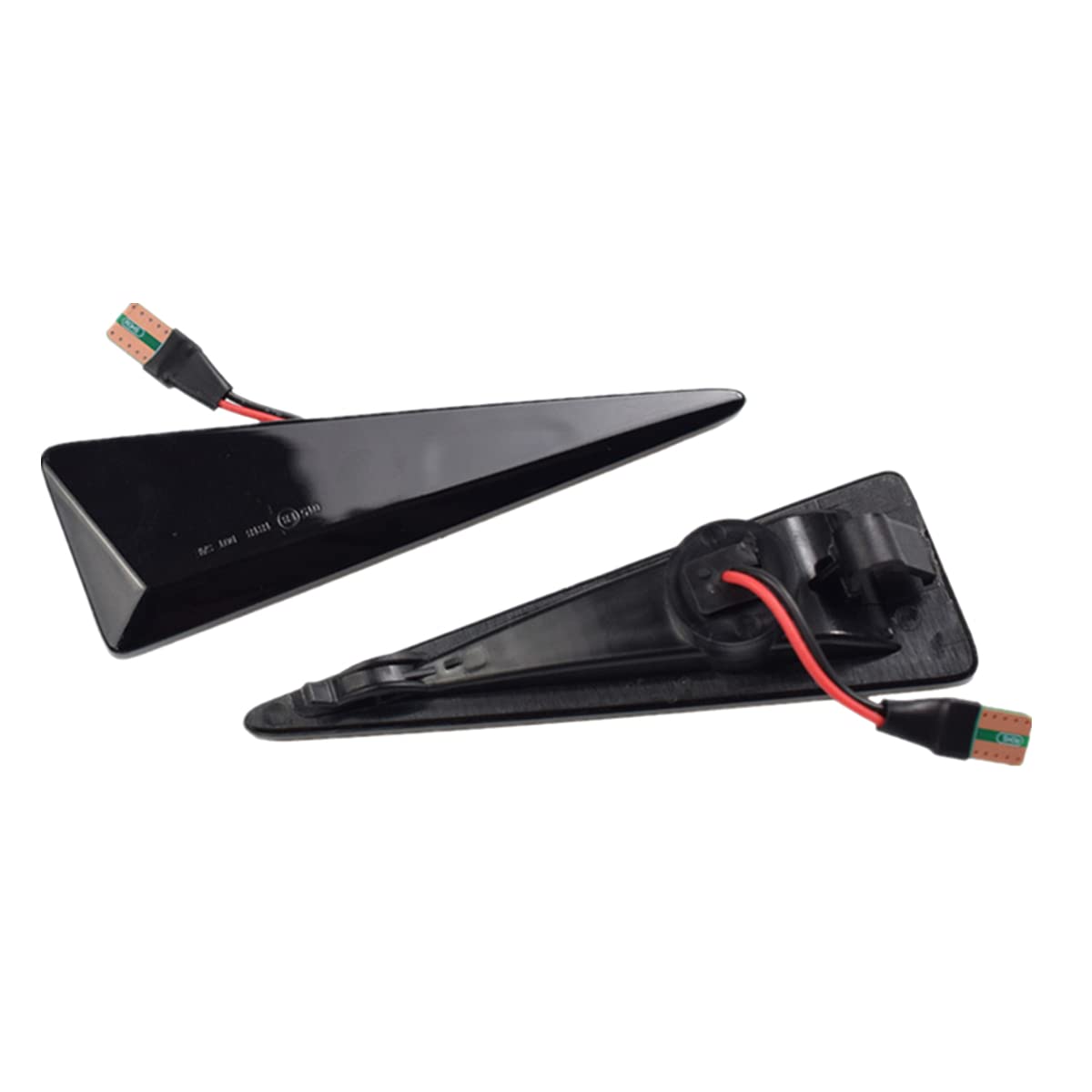 2 LED Frecce Dinamiche Laterali Per Renault Avantime/Espace/Megane/Scenic, 18 LED, Ambra, Nero